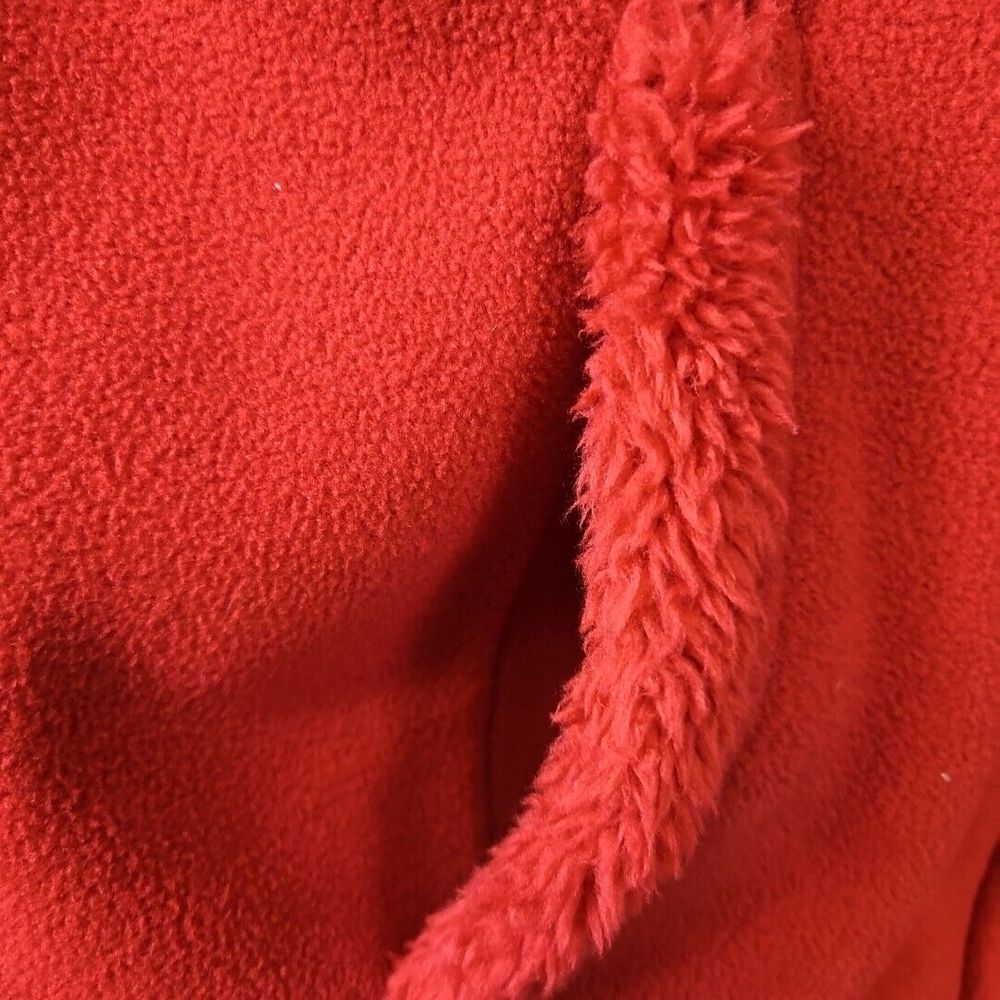 jane ashley vest Red Lg fleece full zip - Picture 2 of 10
